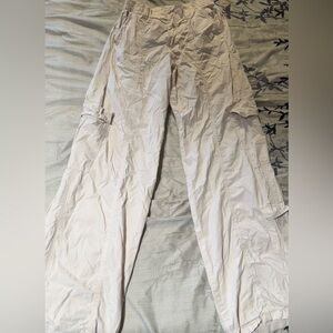 Zara Light Cream Cargo Pants